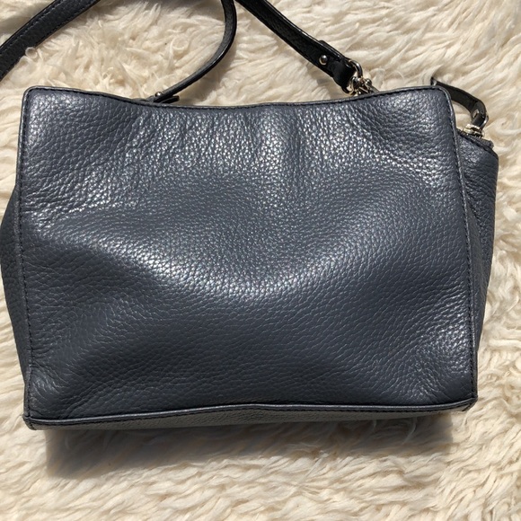 Kate Spade Grey Leather Crossbody bag purse - Picture 2 of 5